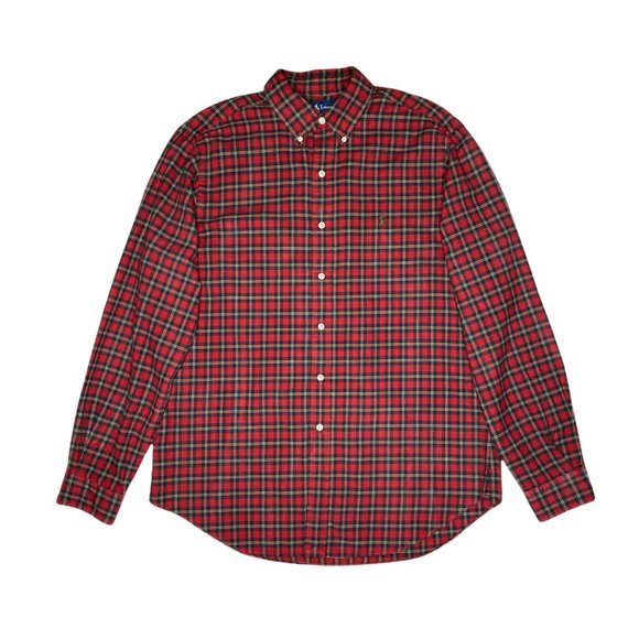 Ralph Lauren Men's Classic Fit Plaid Button Front Shirt - Picture 1 of 9